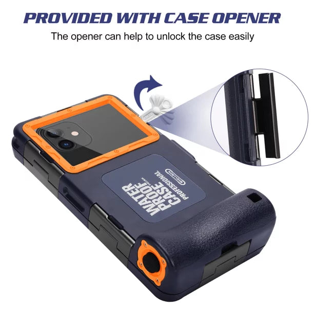 Case 6.9 Underwater Swimming Snorkeling Professional Phones Inch And Waterproof all [15m/50ft] Up Tecno with to Spark Housing 2020 Video LCD UrbanX Diving Lanyard Photo Surfing for Protective Go