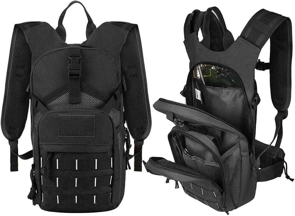 with Free liquid Running BPA Military Biking for 2L Bag Bladder, Pack Men Backpack Hiking Fits Thermal Daypack Tactical Adjustable Waist liquid Hydration Cycling Pocket liquid Insulation, Women SKL