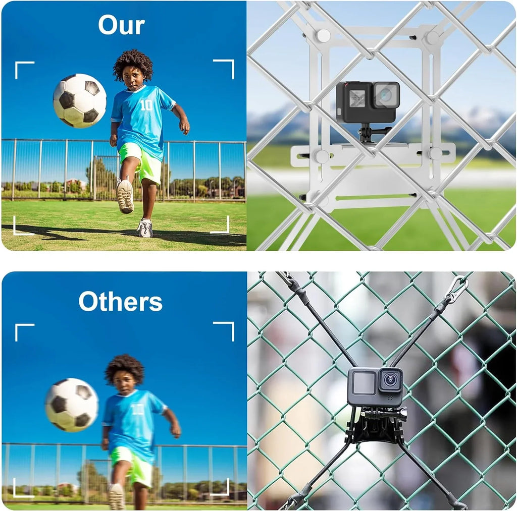 Baseball,Softball Fence Chain Fence iPhone, Recording Digital Link Phones, Camera, GoPro, Action for for Mount to a
