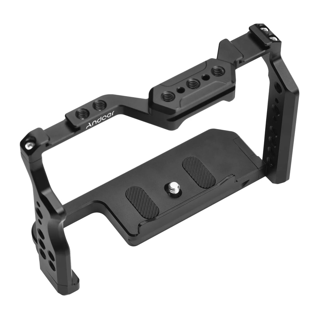 Cold Cage Alloy Numerous for A7III/ III/ A7R Video Shoe A7S with Aluminum 14 Andoer II II/ Cage Threads Inch Dual Mounts A7R A7II/ Replacement A7IV/
