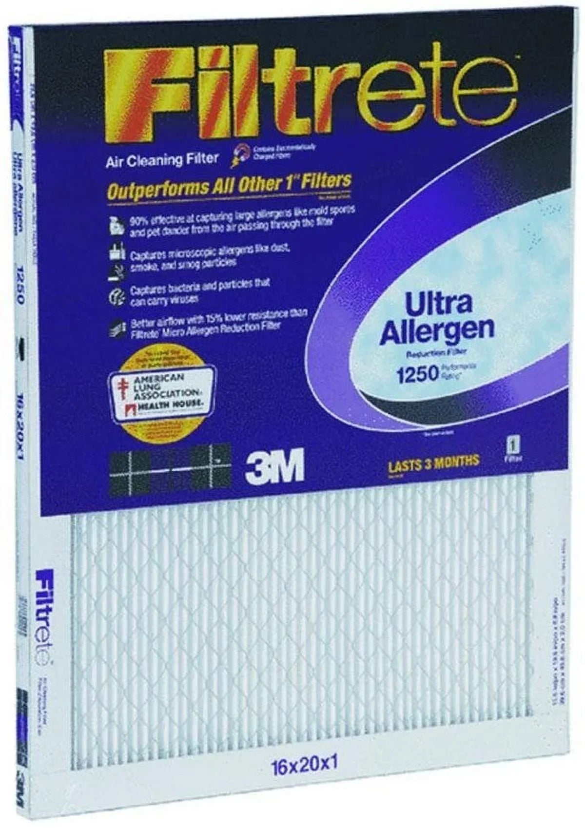 X Reduction Filtrete Allergen Pack 24" 6 Filters 3M 14" Ultra 2023DC-6