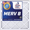 Filter | x Filter Filters | Actual IN USA King x | | Pleated 8 23 MADE 5-PACK HVAC MERV Furnace 20 .75" dimension: A/C 20x23x1 Air