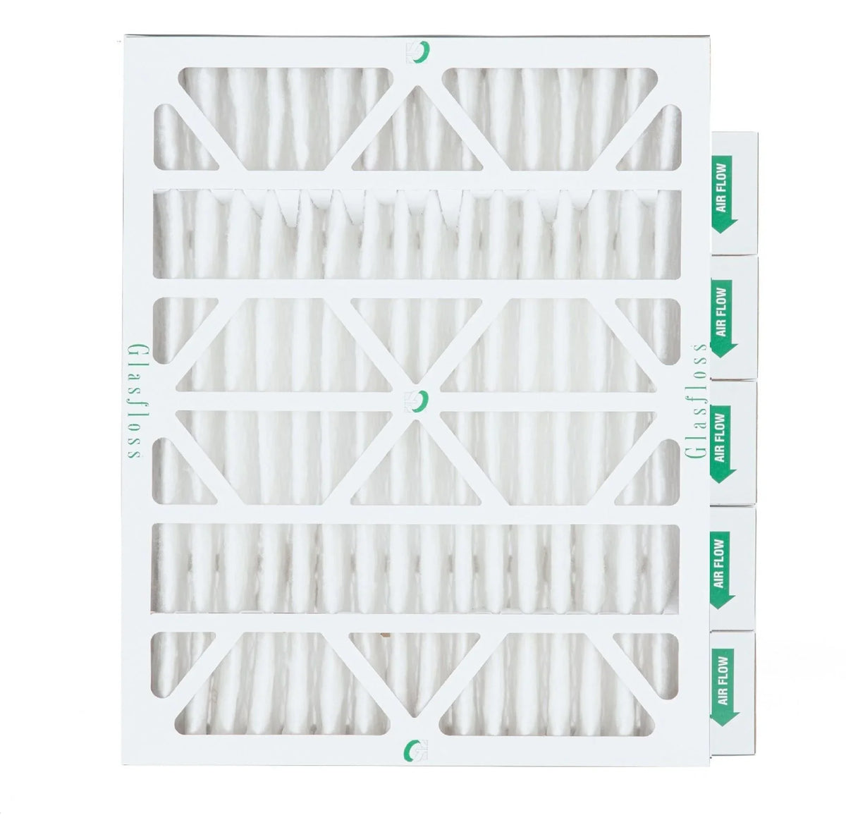 Pleated 24-1/2 x 6 13 MERV 20x25x4 19-1/2 Pack Actual x 3-3/4 Inch by Glasfloss. Filters 4" of Air dimension: