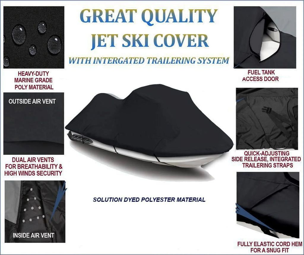 1997-2006 BLACK TOP Kawasaki OF Cover STX Cover for 900 LINE JetSki Compatible Cover JET SKI Ski Jet THE PWC