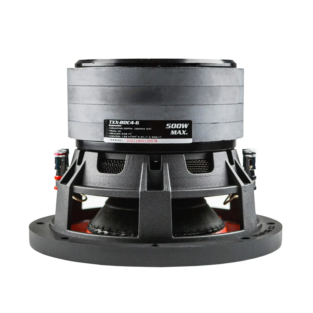 Audio AudioPipe 6.5 Stack 500 Inch Car Watt System Quad TXXBDC46 Subwoofer
