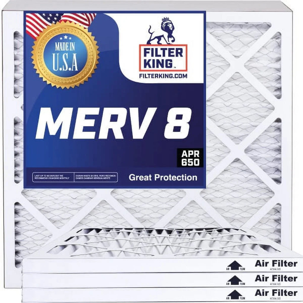 x .75" x Air 4-PACK | 7x43.5x1 Filter A/C | USA 8 Furnace HVAC MERV MADE King IN 7 | | dimension: 43.5 Filter Filters Pleated Actual