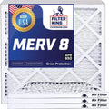 | 7.5 MERV Pleated A/C dimension: 36.5 Filter Actual Filters Furnace | | Air x 8 | King USA .75" HVAC IN 7.5x36.5x1 x MADE 4-PACK Filter