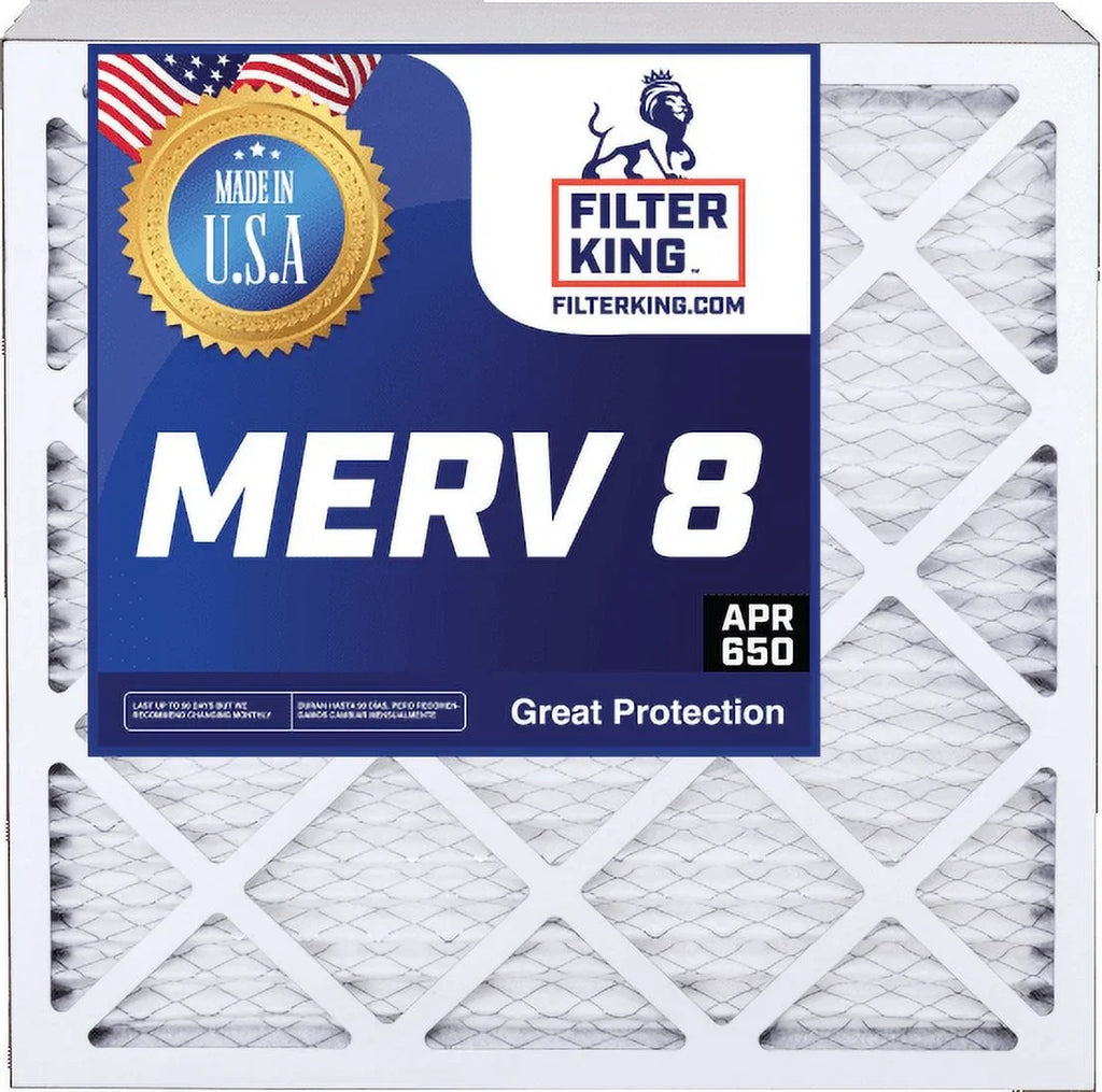King dimension: .75" Air 8 | MERV IN Furnace Filters | Filter 3-PACK MADE Actual x Filter USA HVAC Pleated x 19.75x21x1a | A/C 21 | 19.75