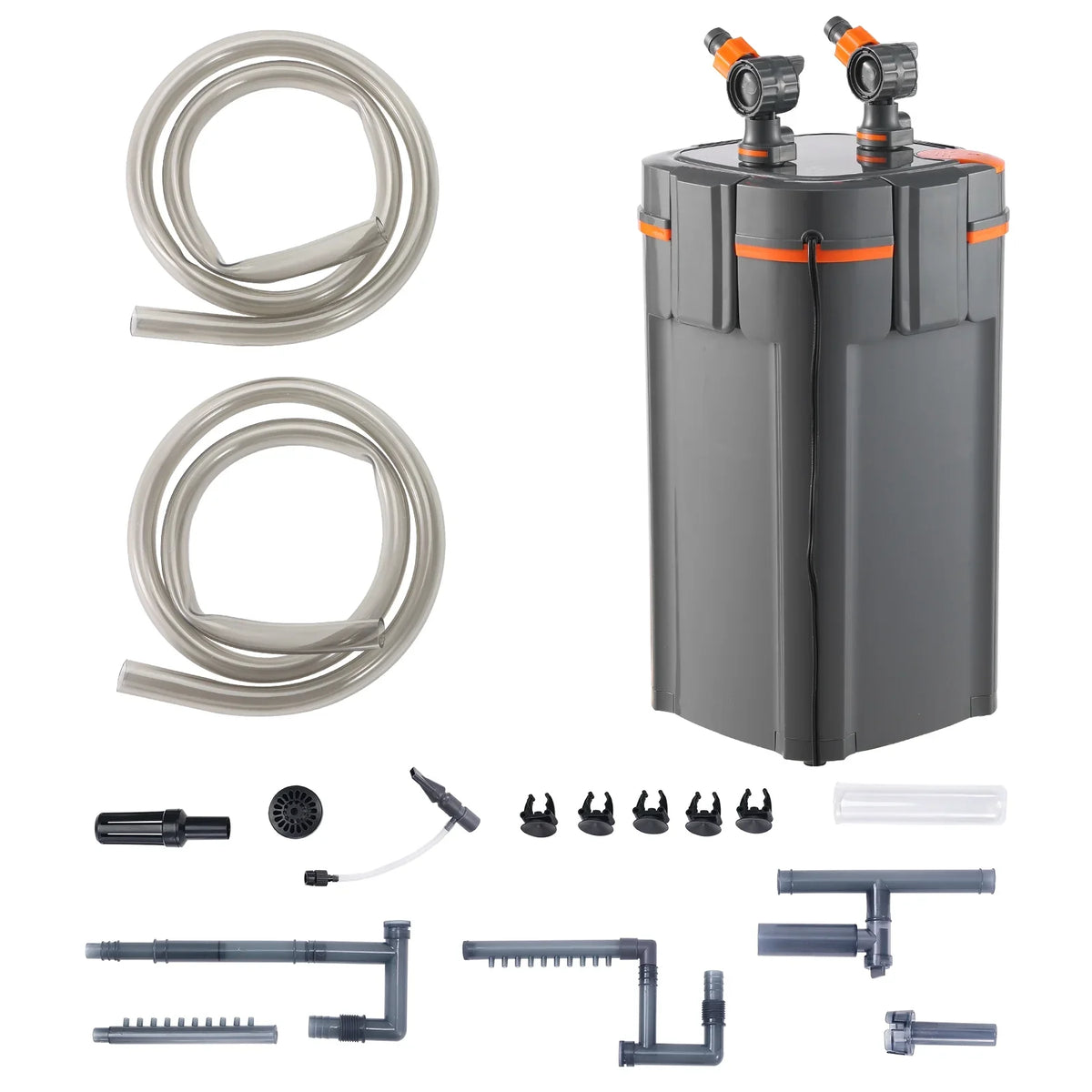 Quiet Lamp Aquarium UV Fish Tank Canister Filter SKYSHALO 200 20w Gallon