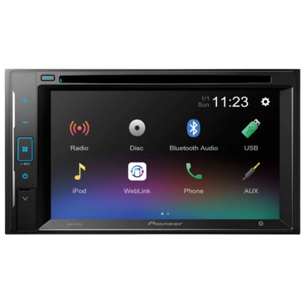 2007-2009 Multimedia with Isuzu for Double i-290 in-Dash Mounting Bundle and DVD Kit Installation - / Bluetooth Kit KIT2378 Pioneer Backup Car Touchscreen, Stereo Din Camera,