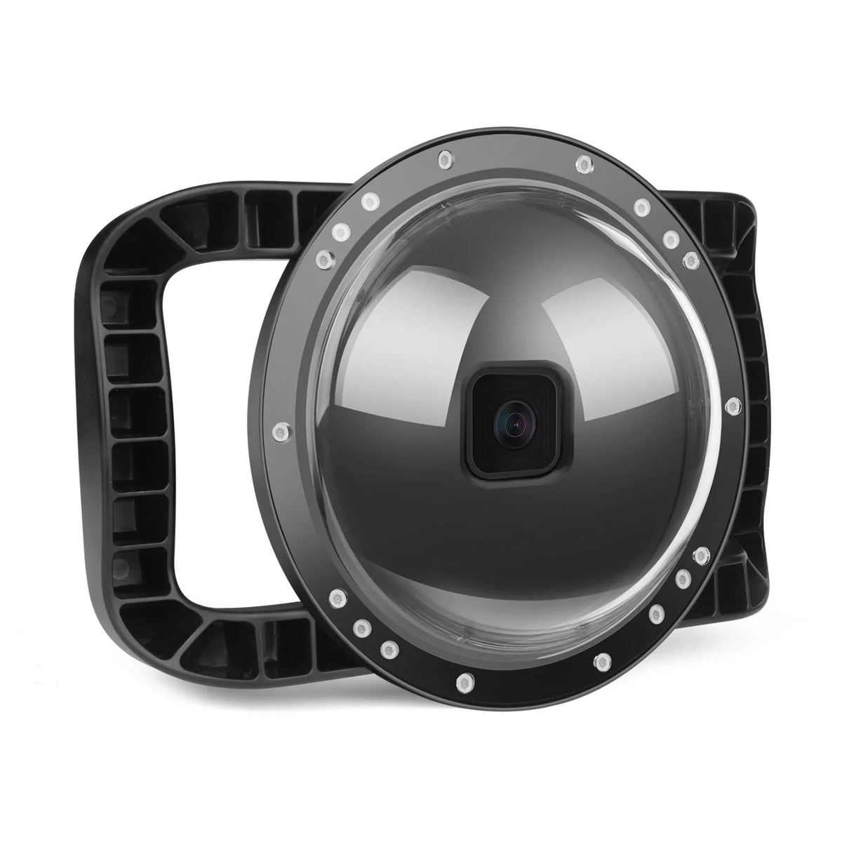 Eryue Ive Port Mashem Waterproof Camera Waterproof Dome Case Camera 9 180° 10 Case 45m 9 Port Wide Camera Dual Dual Case Port Handle SHOOT 180° 45m Port,Camera Case Handle