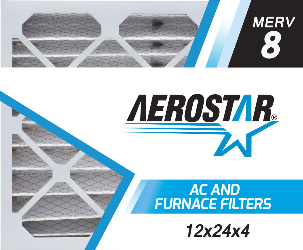 4, Filter, of Box 8, 6, Aerostar USA in the 12x24x4 MERV 24 x Pleated 12 Made x Air