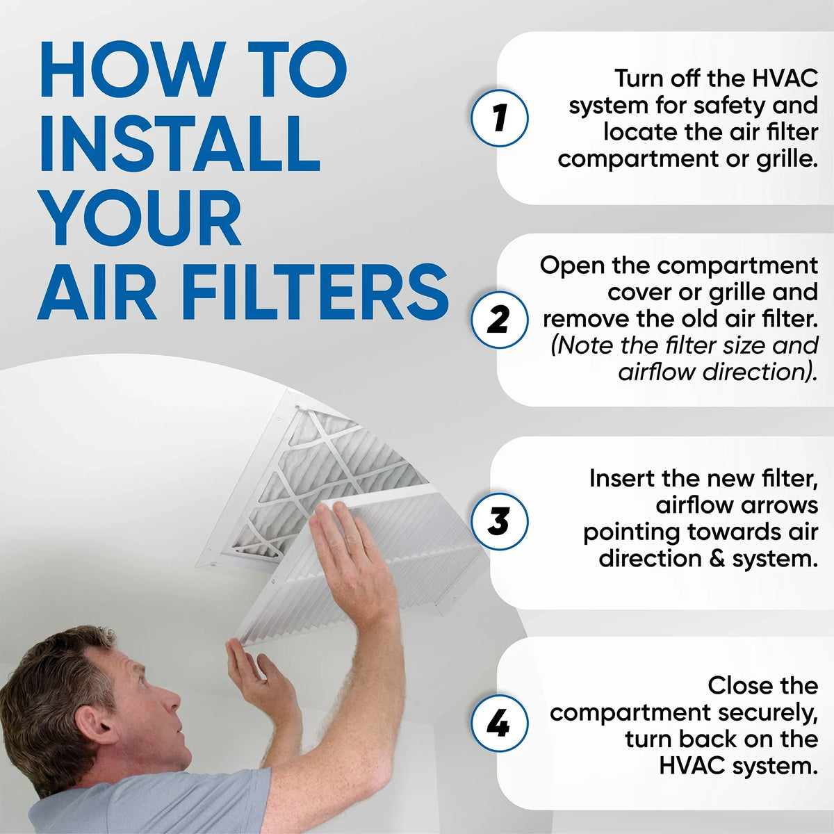3 Pleated 1-3/4 x 10 Inch Air Pack Glasfloss. by Actual 17-1/2 Filters 2" 18x24x2 MERV x of 23-1/2 dimension: