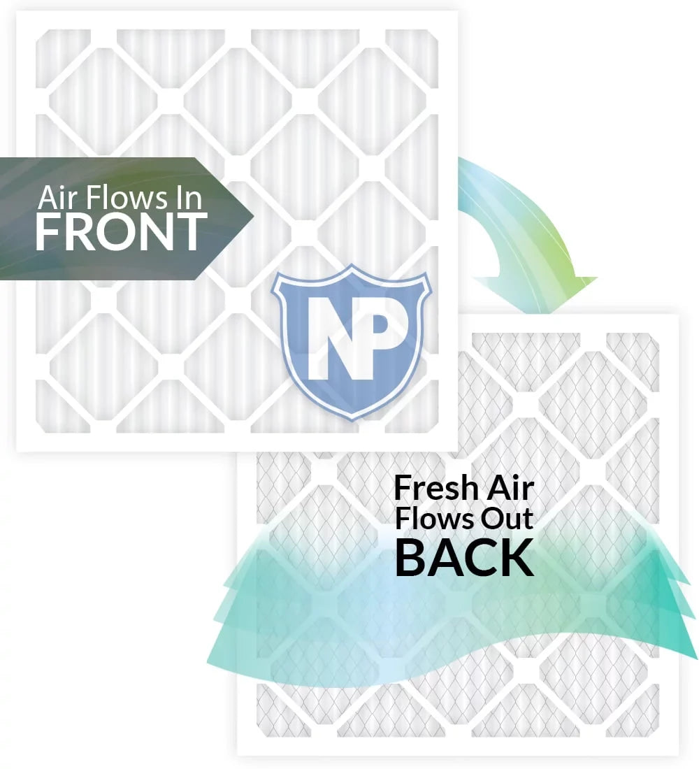 Pleated Pack Air 16x24x2 Pure Filters MERV Nordic 14 12