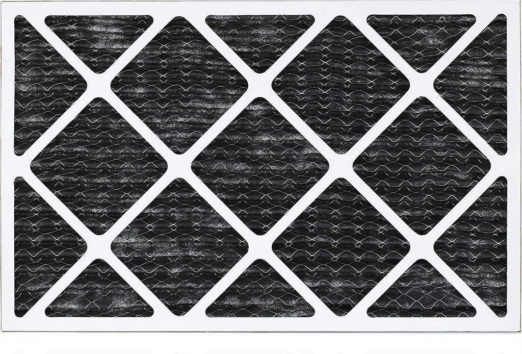 AC Eliminator Activated Carbon with HVAC MERV Filters Air Pleated 8 (4-Pack) Filterbuy 14x25x1 Odor Furnace