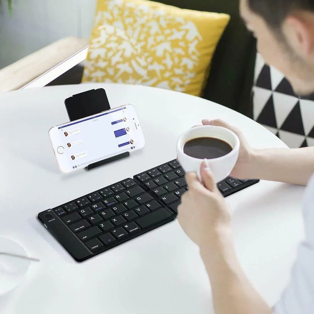 Bluetooth Phones PC Foldable Android Mac Mini for Keyboard iPhone Keyboard iPad Universal Tablet Wireless